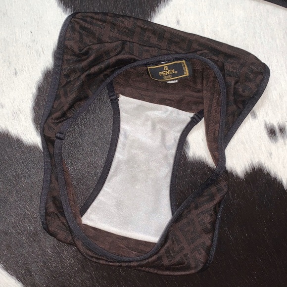 Fendi Zucca Monogram Crop Top Bikini Swim Set - Picture 9 of 10